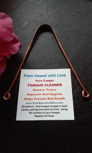 100% Copper Tongue Cleaner