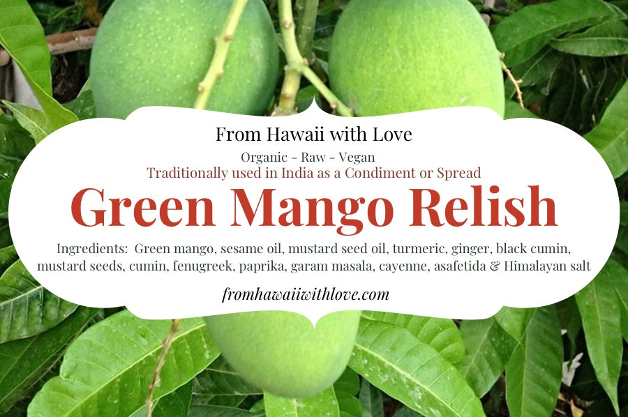 Green Mango Pickle/Relish  (Organic)